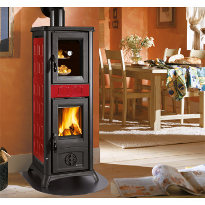 Дровяная печь La Nordica GEMMA FORNO (Elegance Bordeaux)