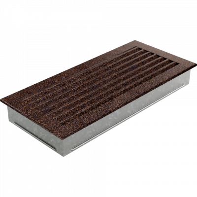 Камінна решітка Kratki FRESH мідна 17x37