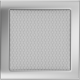 Каминная решетка Kratki никель 22x22