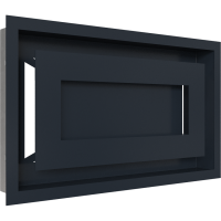 Камінна решітка Kratki WIND графітова 22x37