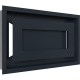 Камінна решітка Kratki WIND графітова 22x37