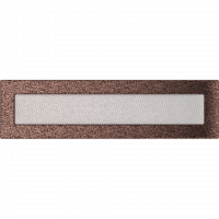 Камінна решітка Kratki мідна 11x42