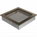Каминная решетка Kratki черно-золотая 22x22