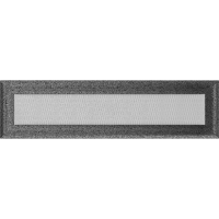 Каминная решетка Kratki Oskar черно-серебряная 11x42