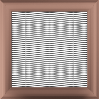 Камінна решітка Kratki Oskar мідна 22x22