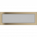 Каминная решетка Kratki золото гальваническое 17x49