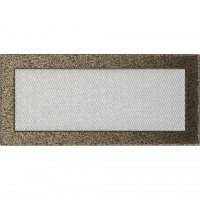 Каминная решетка Kratki черно-золотая 17x37