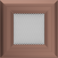 Каминная решетка Kratki Oskar медная 11x11
