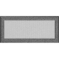 Каминная решетка Kratki Oskar черно-серебряная 17x37