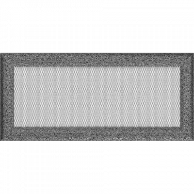 Камінна решітка Kratki Oskar чорно-срібна 17x37