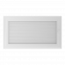 Камінна решітка Kratki Oskar біла з жалюзями 17x30