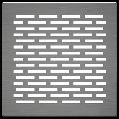Камінна решітка Kratki FLOOR шліфована 17x17