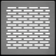 Камінна решітка Kratki FLOOR шліфована 17x17