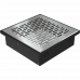 Каминная решетка Kratki FLOOR шлифованная 17x17