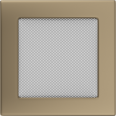 Каминная решетка Kratki золото гальваническое 17x17