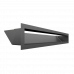 Каминная решетка Kratki LUFT графитовая 9x60