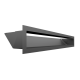 Каминная решетка Kratki LUFT графитовая 9x60