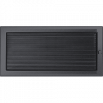 Каминная решетка Kratki графитовая с жалюзи 22x45