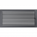 Каминная решетка Kratki графитовая с жалюзи 22x45