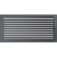 Каминная решетка Kratki графитовая с жалюзи 22x45