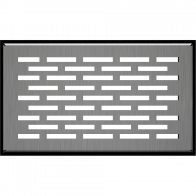 Камінна решітка Kratki FLOOR шліфована 11x17