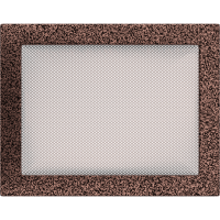 Камінна решітка Kratki мідна 22x30