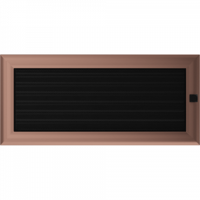 Каминная решетка Kratki Oskar медная с жалюзи 17x37
