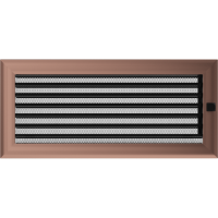 Каминная решетка Kratki Oskar медная с жалюзи 17x37