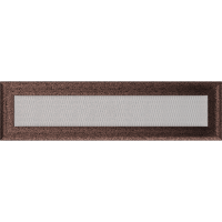 Камінна решітка Kratki Oskar мідна фарбована 11x42