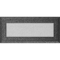 Камінна решітка Kratki Oskar чорно-срібна 11x24