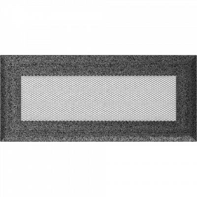 Каминная решетка Kratki Oskar черно-серебряная 11x24