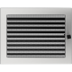 Камінна решітка Kratki шліфована з жалюзями 22x30