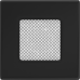Каминная решетка Kratki черная 11x11