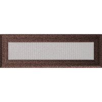 Камінна решітка Kratki Oskar мідна фарбована 11x32