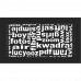 Каминная решетка Kratki ABC черная 17x30