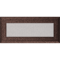 Камінна решітка Kratki Oskar мідна фарбована 11x24