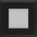Каминная решетка Kratki Oskar черная 11x11