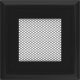 Каминная решетка Kratki Oskar черная 11x11