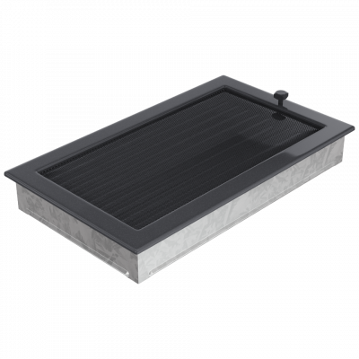 Каминная решетка Kratki графитовая с жалюзи 22x37