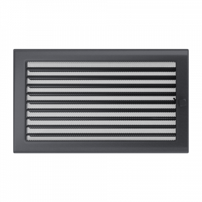 Каминная решетка Kratki графитовая с жалюзи 22x37