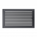 Каминная решетка Kratki графитовая с жалюзи 22x37