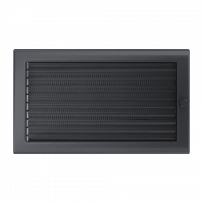 Каминная решетка Kratki графитовая с жалюзи 22x37
