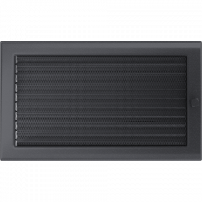 Каминная решетка Kratki графитовая с жалюзи 22x37