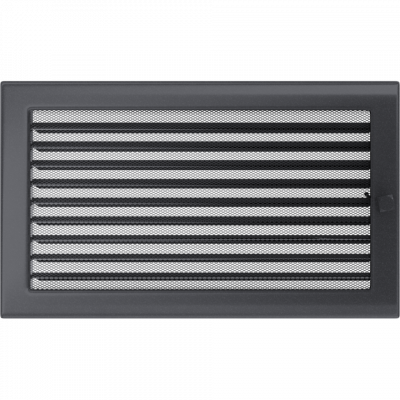 Каминная решетка Kratki графитовая с жалюзи 22x37