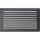 Каминная решетка Kratki графитовая с жалюзи 22x37
