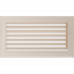 Камінна решітка Kratki Oskar кремова з жалюзями 17x30