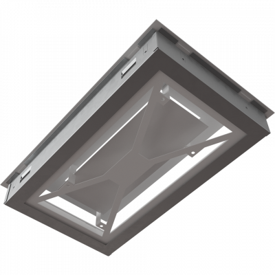 Камінна решітка Kratki WIND біла 22x37
