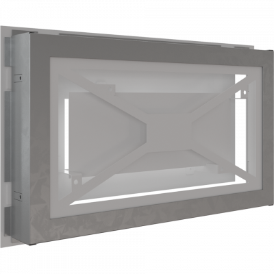Камінна решітка Kratki WIND біла 22x37