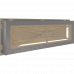Камінна решітка Kratki WIND кремова 17x49