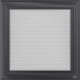 Каминная решетка Kratki Oskar графитовая 22x22